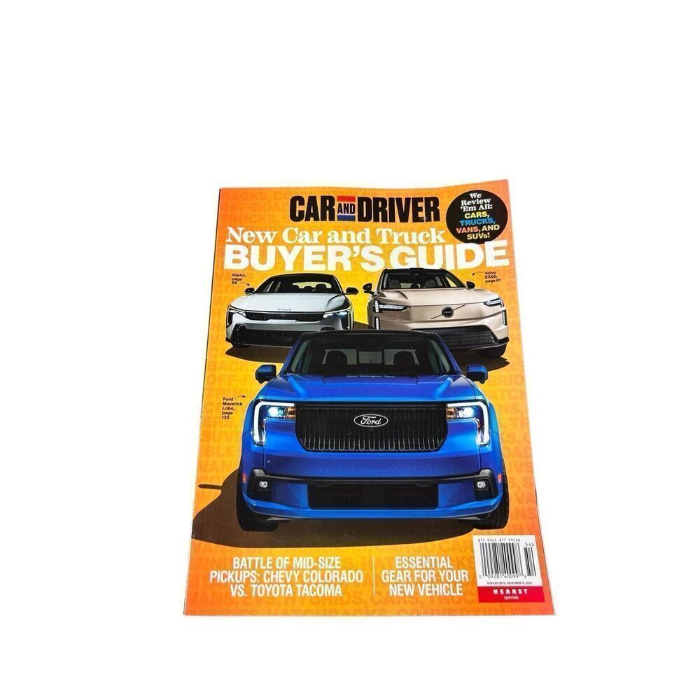 Car and Driver 2025 New Cars & Trucks Buyers Guide Magazine